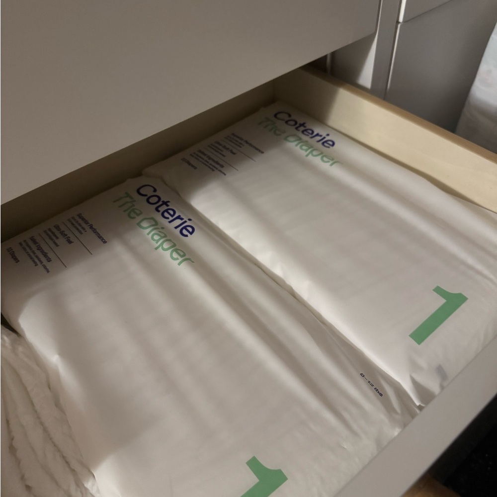 Coterie Diapers size 1 (pack of 2) (33 diapers per pack)
